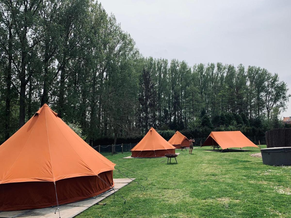 Hotel Fiertelmeers Boutique Glamping Ronse Exterior foto